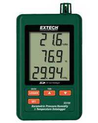 SD700: Registrador de datos de presión barométrica/humedad/temperatura Registra datos en una tarjeta SD en formato Excel®.