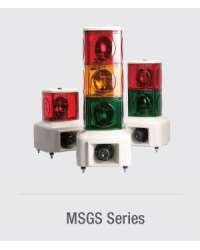 MSGS Series Baliza rotativa con alarma audible