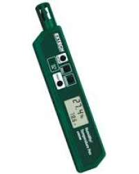 445580: Higrotermómetro tipo lápiz Higrotermómetro digital, compacto, ideal para uso in situ