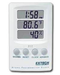445702: Reloj higrotermómetro Combina 3 pantallas para hora, temperatura y humedad